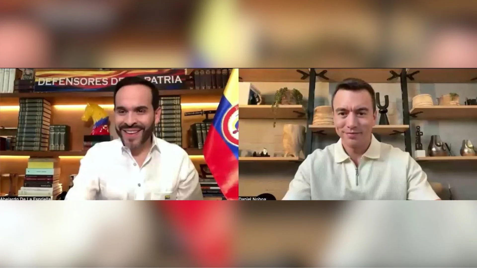 Noboa promete quitar aranceles a Colombia en plena campaña presidencial
