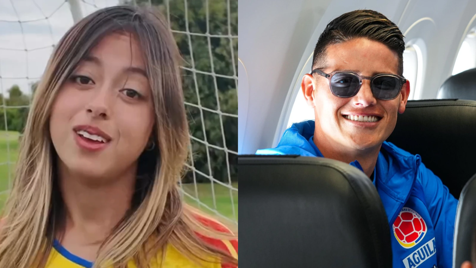 Antonella Petro defiende a James Rodríguez. 