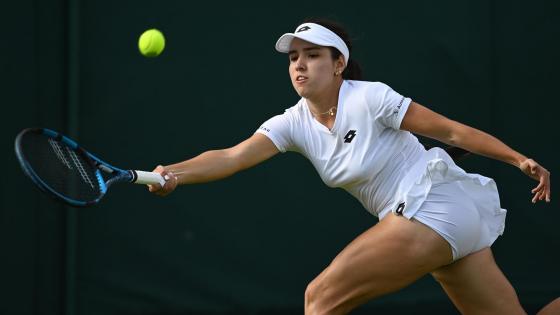 lesion Camila Osorio tenista colombiana Wimbledon