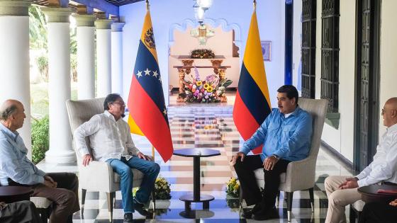 Nicolás Maduro Gustavo Petro 
