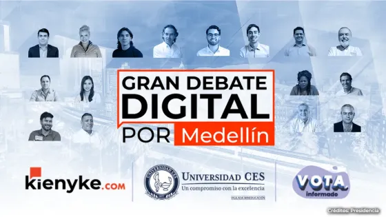Llega el Gran Debate Digital por Medellín - Vota informado por la alcaldía