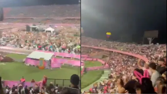 Asistentes gritan “fuera Petro” en el concierto de Karol G en Medellín