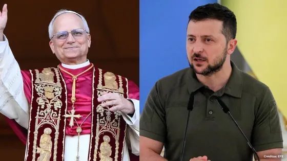 León XIV habló con Volodimir Zelenski