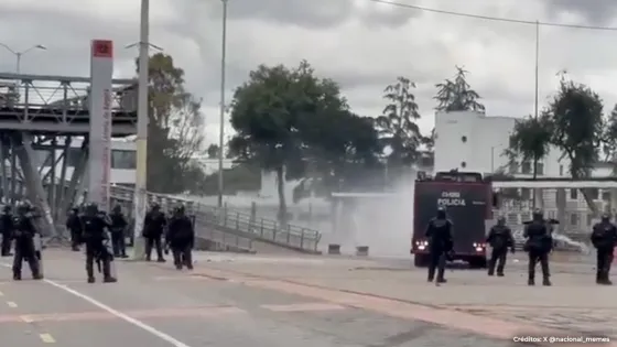 Cierran estaciones de TransMilenio por disturbios en la Universidad Nacional