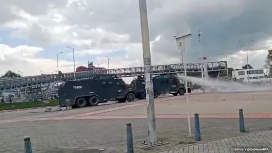 Movilidad afectada por violentos disturbios en la Universidad Nacional