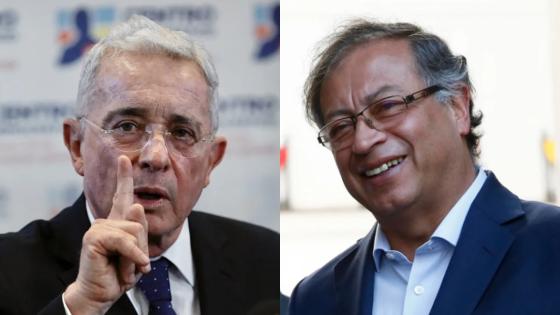 Álvaro Uribe y Gustavo Petro.