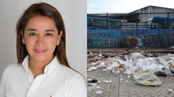 Concejal Diana Diago habla sobre problemática de basuras en Bogotá.