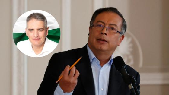 Gustavo Petro y gobernador de Antioquia.