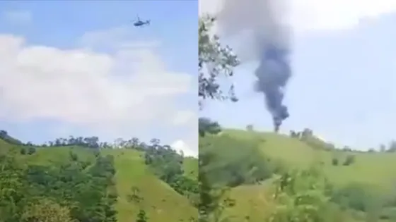 Helicóptero Accidente Antioquia