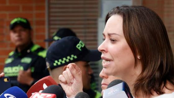 María Claudia Tarazona, esposa de Miguel Uribe Turbay.