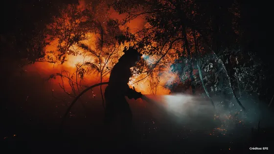 Incendios en España.