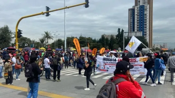 Movilizaciones en Bogotá.