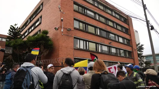 Movilizaciones a favor del expresidente Álvaro Uribe.