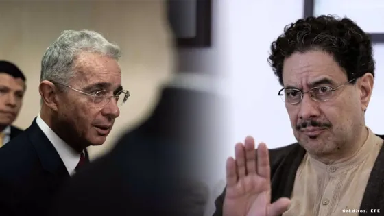Álvaro Uribe e Iván Cepeda.