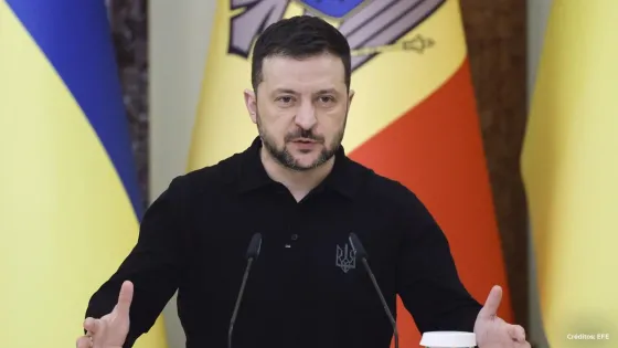 Volodímir Zelenski, presidente de Ucrania.