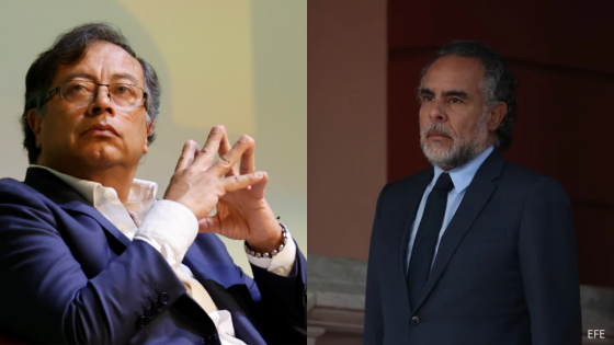 Presidente Gustavo Petro y Armando Benedetti.