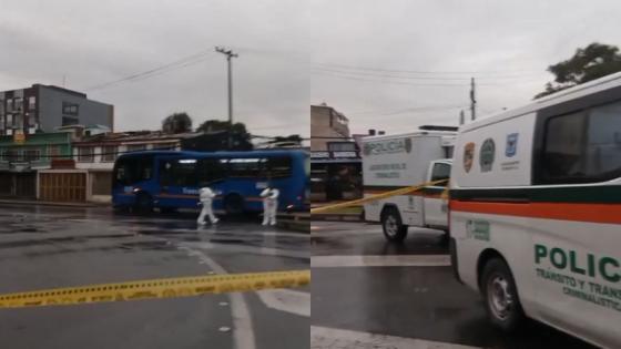 Accidente en Bogotá.