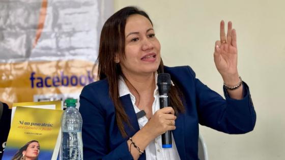 Carolina Corcho, precandidata presidencial.