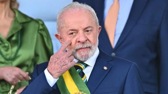 Lula da Silva, presidente de Brasil. Lula da Silva, presidente de Brasil.