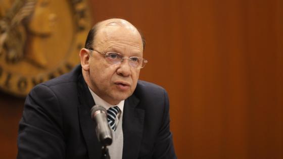 Ministro de Hacienda, Germán Ávila.