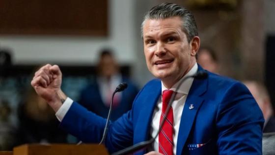 Secretario de Guerra de Estados Unidos, Pete Hegseth.