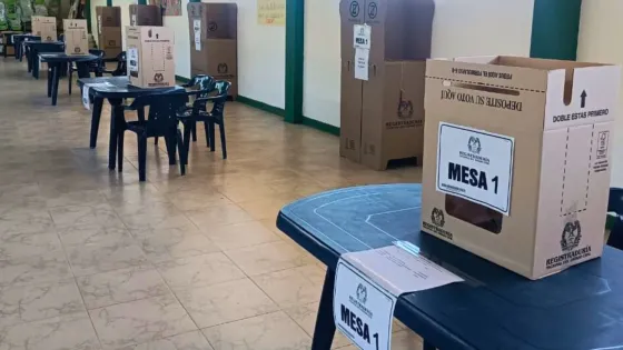 Mesas de votación de la Registraduría