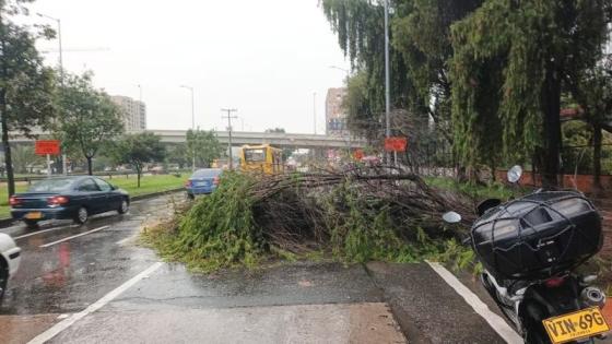 El IDIGER reportó intensas lluvias y emergencias en Bogotá
