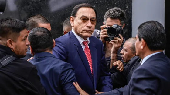 El expresidente peruano Martín Vizcarra 