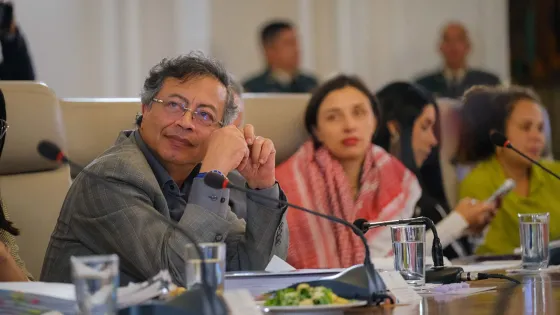 ​​​​El presidente Gustavo Petro lideró el Consejo de Ministros televisado, en el cual se evaluó el cumplimiento del Plan Nacional Desarrollo 'Colombia, potencia mundial de la vida'.​