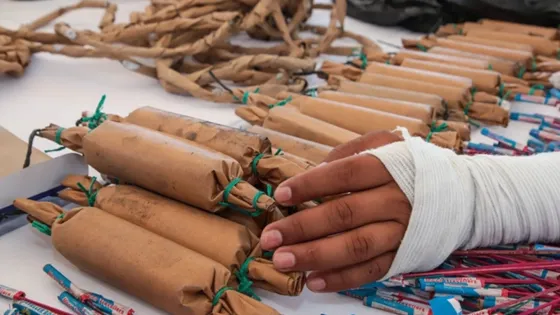INS reportó 79 lesionados por pólvora antes del Día de Velitas