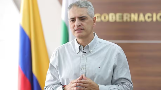 Andrés Julián Rendón, gobernador de Antioquia.