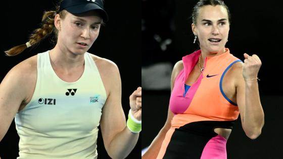  La bielorrusa Aryna Sabalenka selló su pase a la final del Abierto de Australia.  Elena Rybakina of Kazakhstan celebrates a point during the women’s semifinal against Jessica Pegula of the USA 