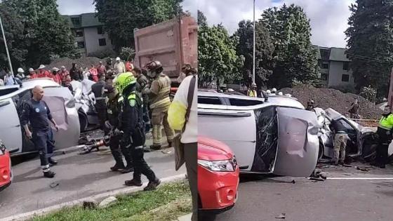 Accidente en Bogotá.
