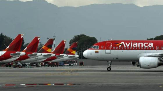 Aviones de Avianca.