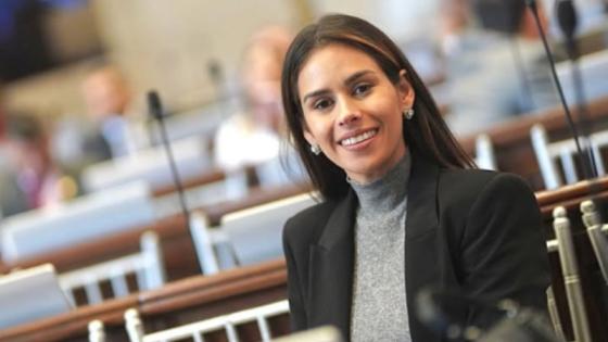 Congresista Ángela Vergara.