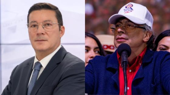 Hernán Penagos y Gustavo Petro.