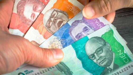 Pago del salario mínimo en Colombia.