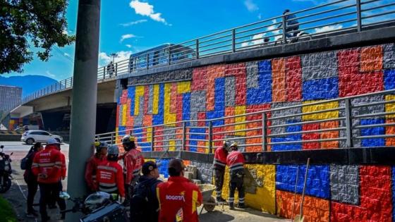 Distrito intervino el puente de la NQS con calle 19 y selló más de diez huecos