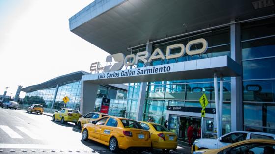 Aeropuerto El Dorado.