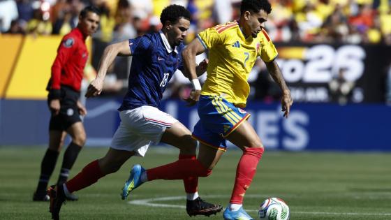 Selección Colombia contra Francia