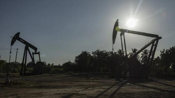 Explotación de petróleo.