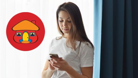 Persona tratando de ingresar a Davivienda.