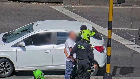 Capturan a falso limpiavidrios en la Calle 80