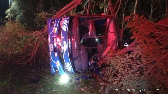  Accidente en la vía Ibagué-Bogotá.