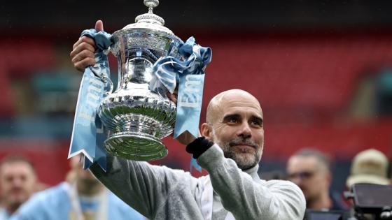 Pep Guardiola llegó a 41 títulos y acecha el récord de Ferguson. 