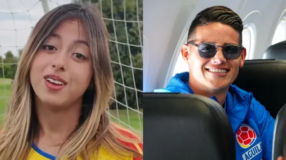 Antonella Petro defiende a James Rodríguez. 