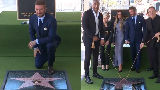 David Beckham - estrella -Paseo Fama -Hollywood