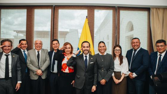 Mandatario abelardo de la espriella reunido con el comite de la uso