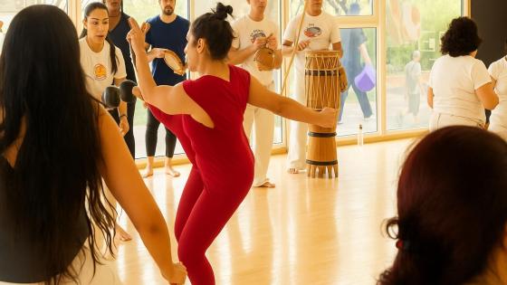 Capoeira en acción en el CEFE Chapinero
