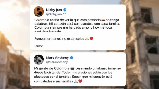 Mensajes de artistas internacionales